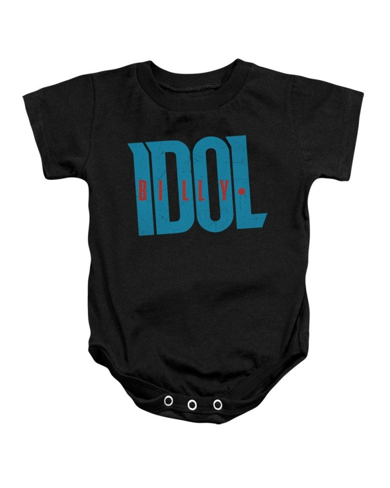 Billy Idol Baby Onesie | LOGO Infant Snapsuit $5.94 Kids