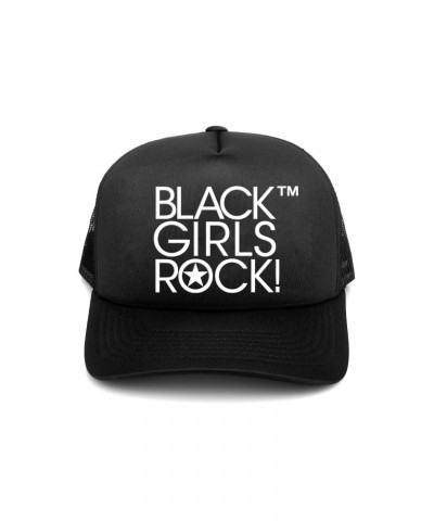 Black Girls Rock! Black Girls Rock White Puff "Black" Trucker Hat $9.00 Hats