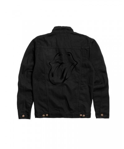 The Rolling Stones Black on Black Denim Jacket $55.80 Outerwear