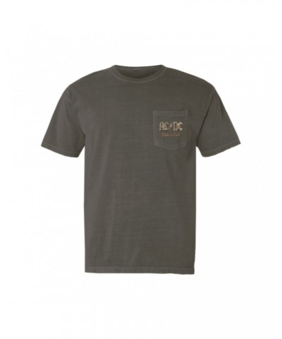 AC/DC T-Shirt | Rock Or Bust Logo Pocket T-shirt $14.98 Shirts