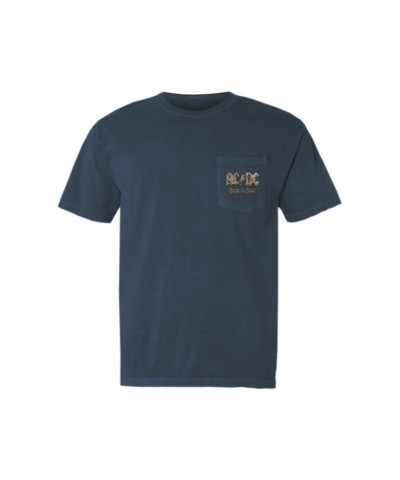 AC/DC T-Shirt | Rock Or Bust Logo Pocket T-shirt $14.98 Shirts