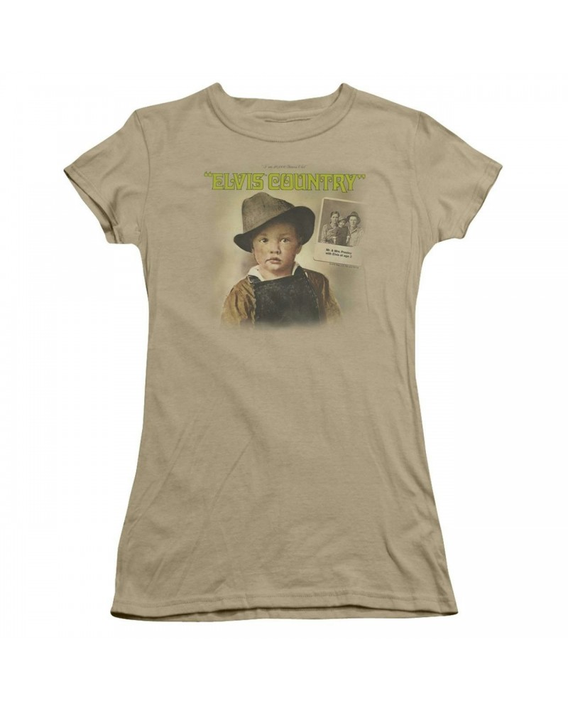 Elvis Presley Juniors Shirt | ELVIS COUNTRY Juniors T Shirt $6.63 Shirts