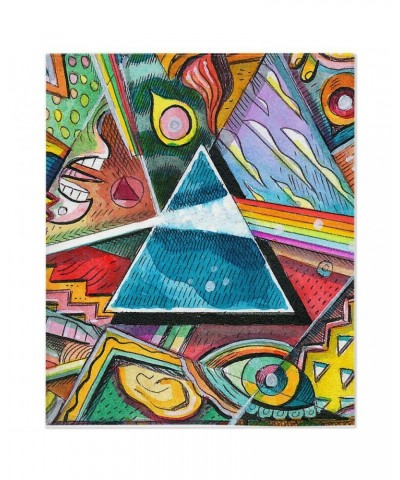 Pink Floyd Minky Blanket | Picasso Prism Artwork Blanket $15.02 Blankets