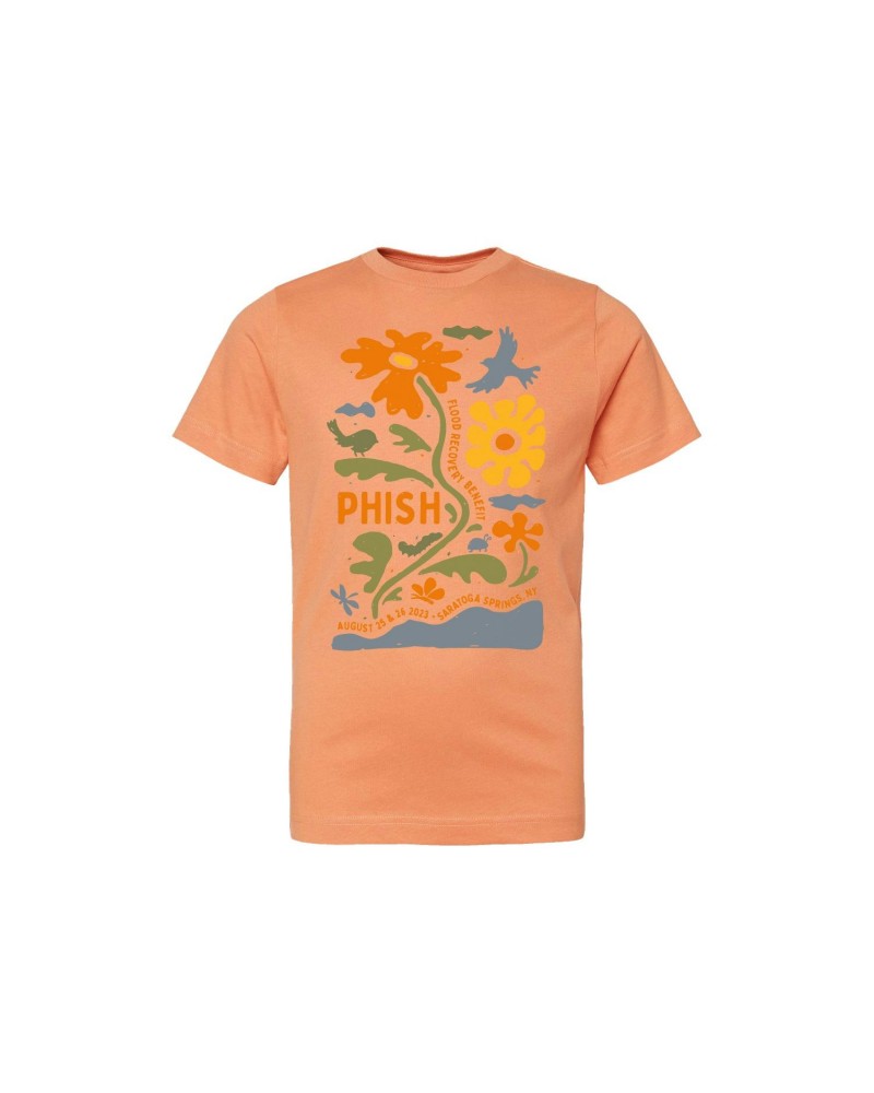 Phish Youth Metamorphosis Tee on Sunset Orange $7.50 Shirts