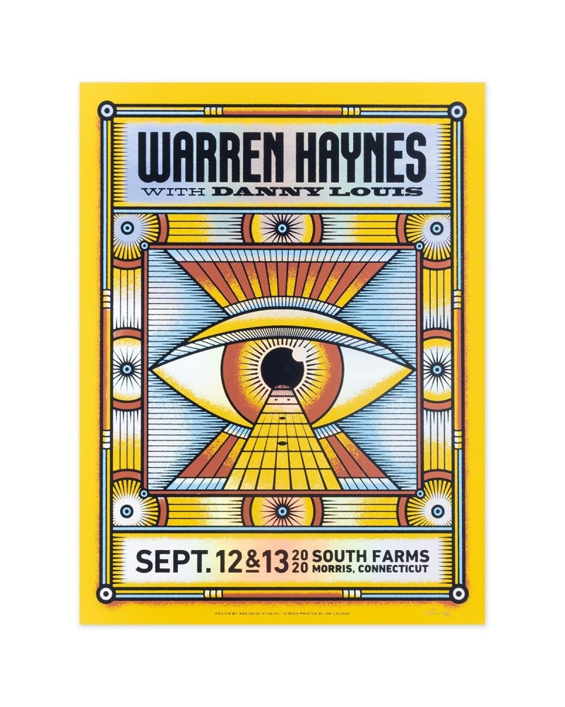 Warren Haynes South Farms Event Foil Poster $13.30 Decor