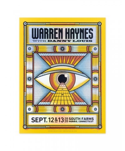 Warren Haynes South Farms Event Foil Poster $13.30 Decor