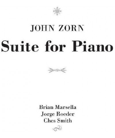 John Zorn SUITE FOR PIANO CD $6.20 CD