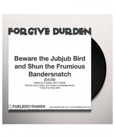 Forgive Durden BEWARE THE JUBJUB BIRD & SHUN THE FRUMIOUS BANDERS Vinyl Record $3.60 Vinyl