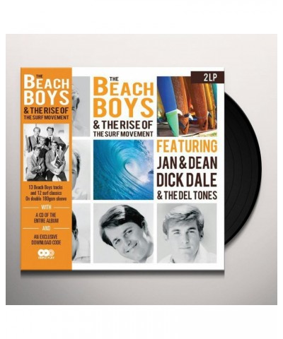 The Beach Boys & THE RISE OF THE SURF MOVEMENT Vinyl Record $13.95 Vinyl