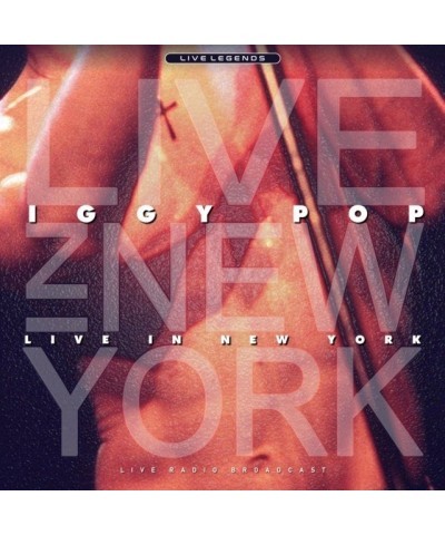 Iggy Pop LP Vinyl Record - Live In New York (Violet Vinyl) $13.62 Vinyl