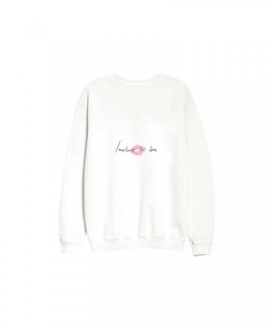 lovelytheband loneliness for love white sweatshirt $13.16 Sweatshirts