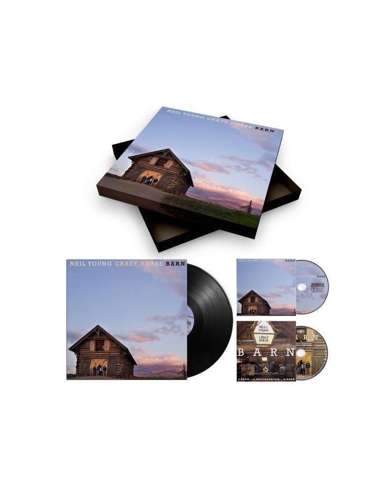 Neil Young & Crazy Horse BARN (DELUXE EDITION/LP/CD/BLU-RAY) Vinyl Record $38.28 Vinyl