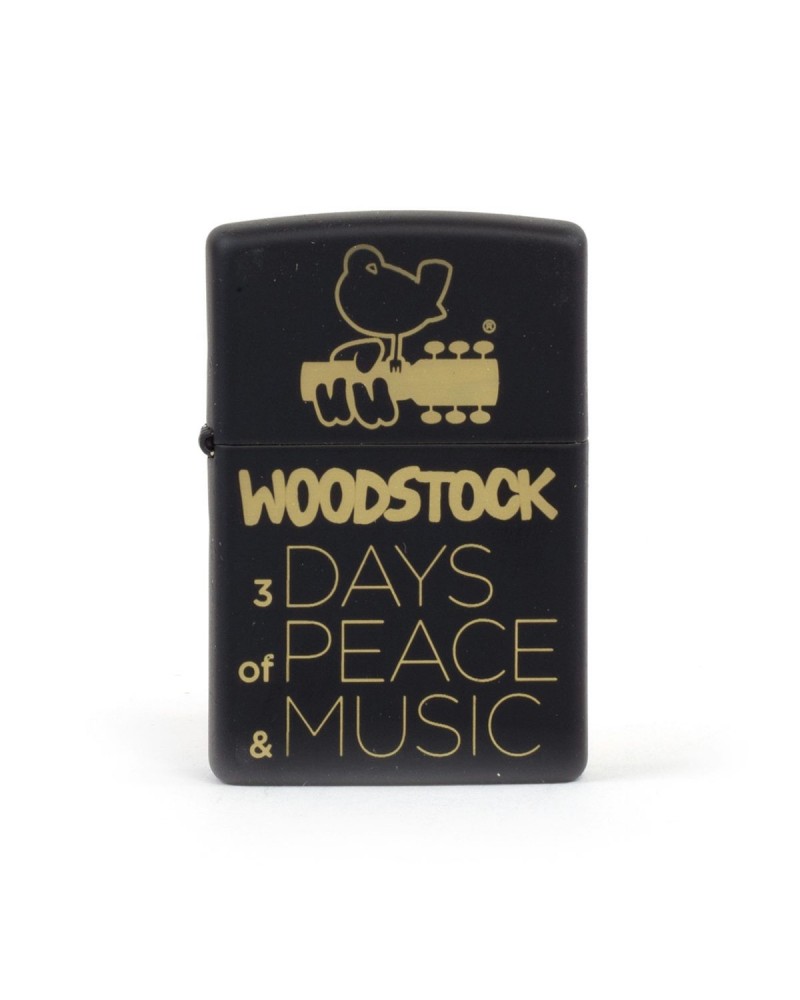 Woodstock 3 Days Of Peace & Music Black & Gold Zippo $13.18 Accessories