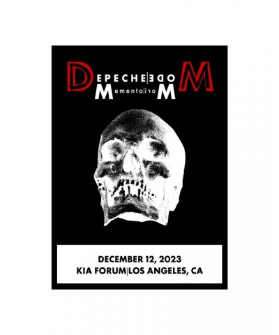 Depeche Mode Memento Mori Tour 2023 Los Angeles Screen Print Poster Limited Edition $24.00 Decor