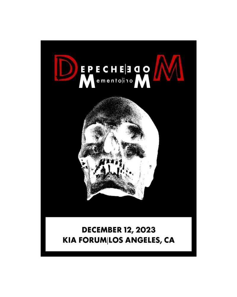 Depeche Mode Memento Mori Tour 2023 Los Angeles Screen Print Poster Limited Edition $24.00 Decor