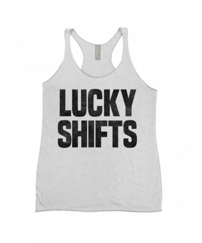 Pink Floyd Ladies' Tank Top | Lucky Shifts Distressed Design Worn By Nick Mason Shirt $13.61 Shirts