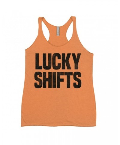 Pink Floyd Ladies' Tank Top | Lucky Shifts Distressed Design Worn By Nick Mason Shirt $13.61 Shirts