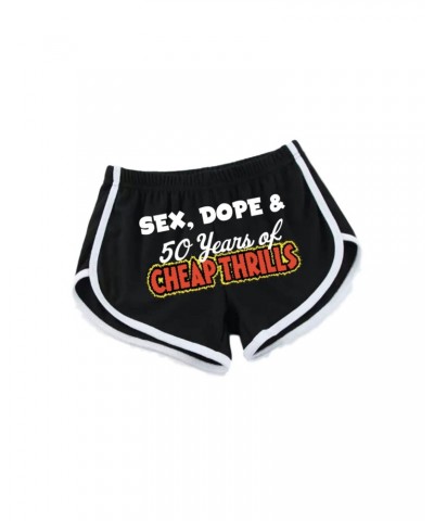 Janis Joplin Sex Dope & Cheap Thrills Booty Print Women's Jogging Shorts $9.60 Shorts