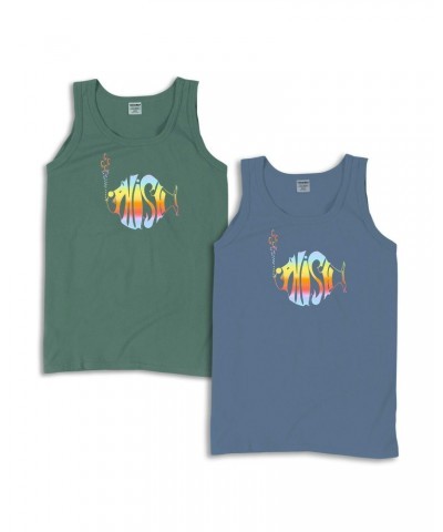 Phish Classic Rainbow Pigment Dyed Tank Top $10.75 Shirts