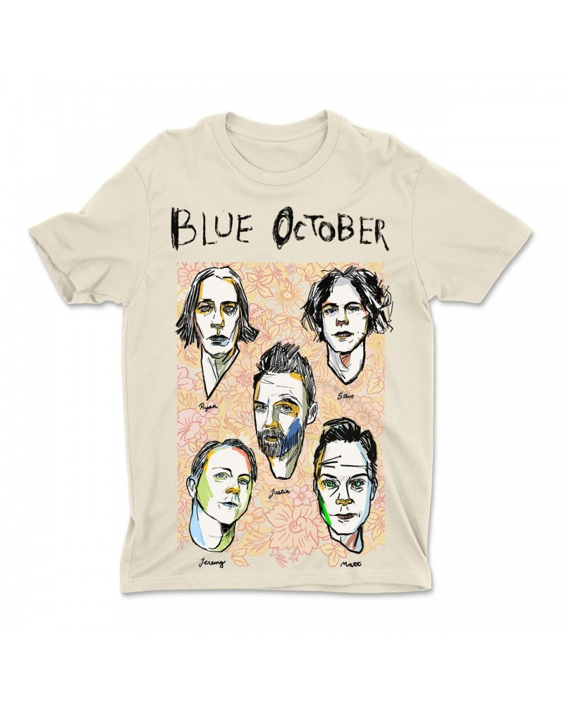 Blue October Caricature Band Photo Tee $13.60 Shirts