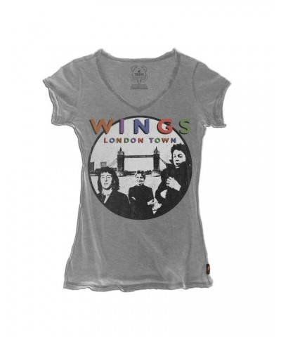 Paul McCartney Trunk Wings London Town V-Neck Tee $19.18 Shirts