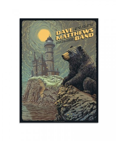 Dave Matthews Band Show Poster Milwaukee WI 6/29/2023 $28.80 Decor