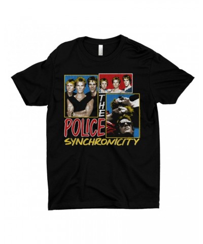 The Police T-Shirt | Synchronicity Collage Distressed Shirt $12.48 Shirts