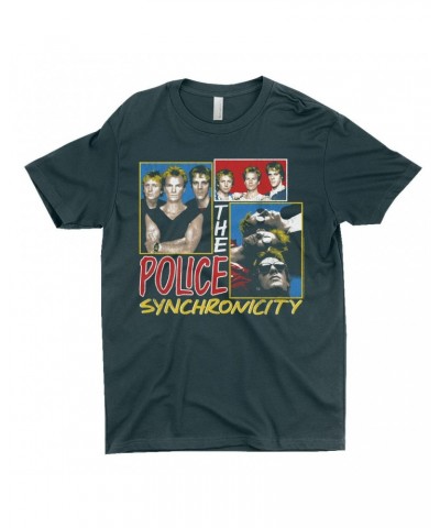 The Police T-Shirt | Synchronicity Collage Distressed Shirt $12.48 Shirts