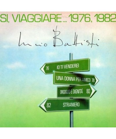 Lucio Battisti SI VIAGGIARE 1976-1982 Vinyl Record $15.00 Vinyl