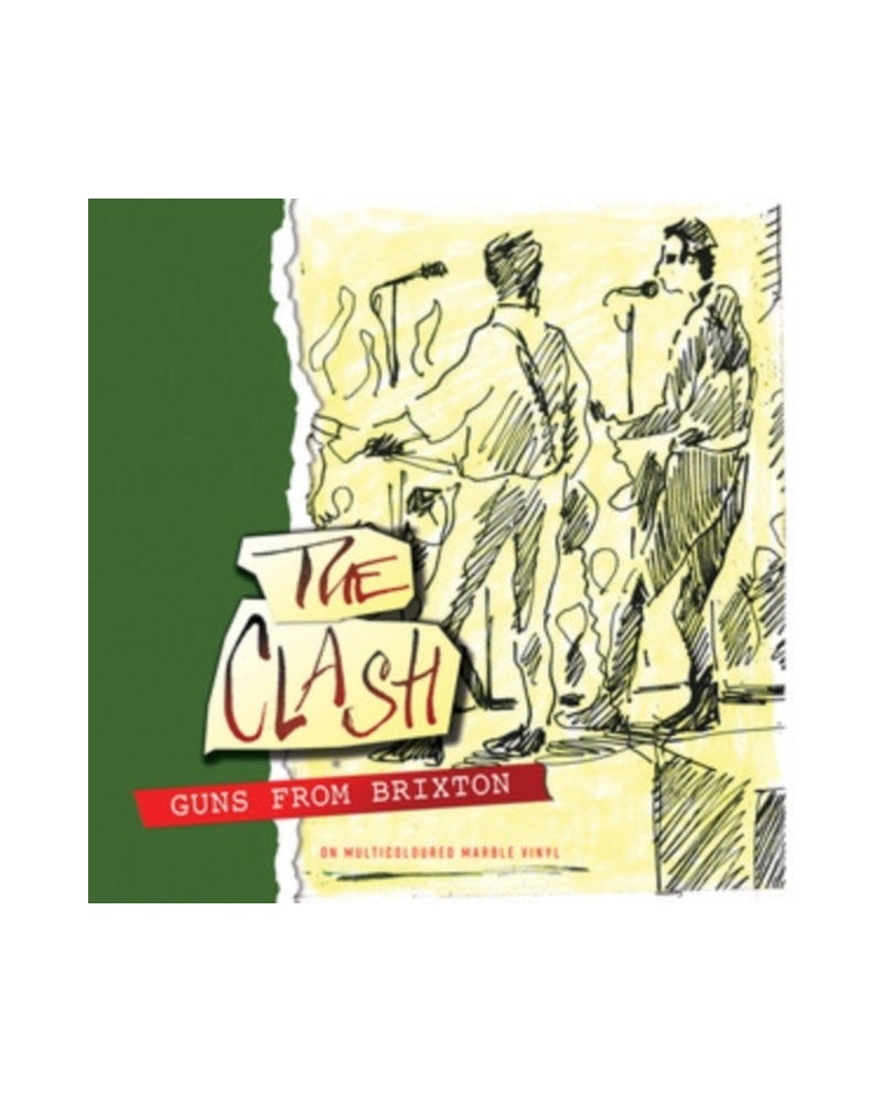 The Clash LP - Guns From Brixton (Multicoloured Marble Vinyl) $12.90 Vinyl