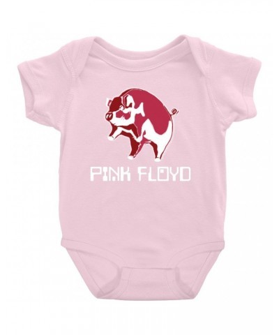 Pink Floyd Baby Short Sleeve Bodysuit | Animals '77 Reissue Design Bodysuit $6.38 Kids