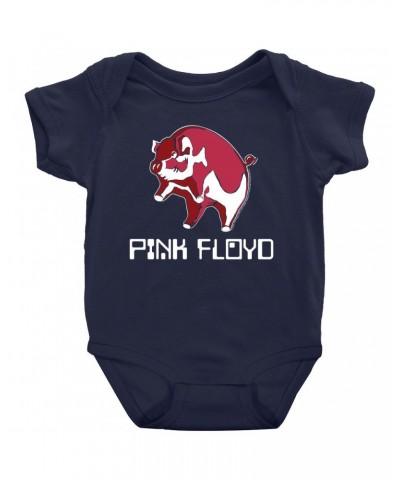 Pink Floyd Baby Short Sleeve Bodysuit | Animals '77 Reissue Design Bodysuit $6.38 Kids