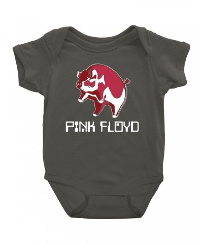 Pink Floyd Baby Short Sleeve Bodysuit | Animals '77 Reissue Design Bodysuit $6.38 Kids