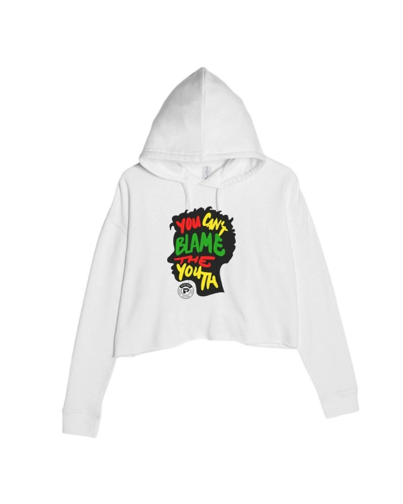 Peter Tosh Can't Blame The Youth Cropped Hoodie $14.85 Sweatshirts