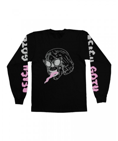 The Growlers Brad Pitted Beach Goth Longsleeve T-Shirt - Pink Print $20.00 Shirts