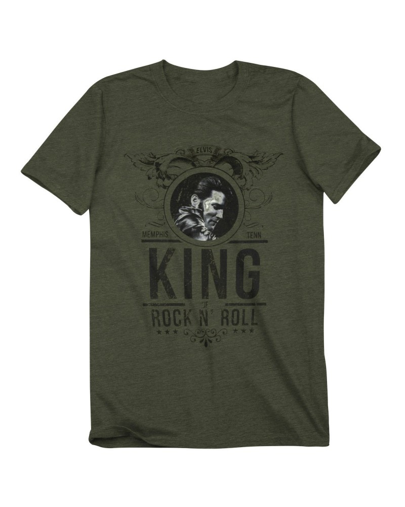 Elvis Presley King of Rock 'n' Roll T-Shirt $10.32 Shirts