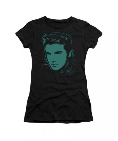 Elvis Presley Juniors Shirt | YOUNG DOTS Juniors T Shirt $6.63 Shirts