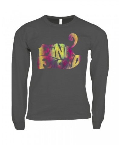 Pink Floyd Long Sleeve Shirt | Tie Dye Groovy Logo Distressed Shirt $11.68 Shirts