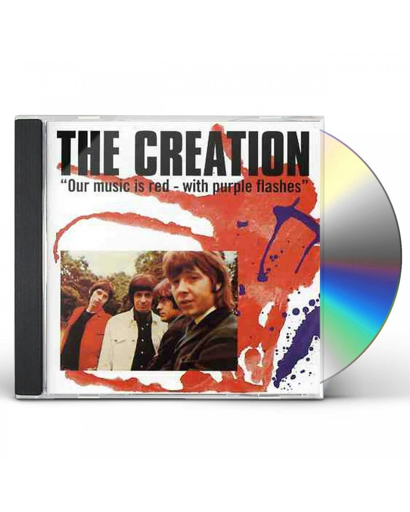 The Creation OUR MUSIC IS RED WITH PURPLE FLASHES CD $4.25 CD