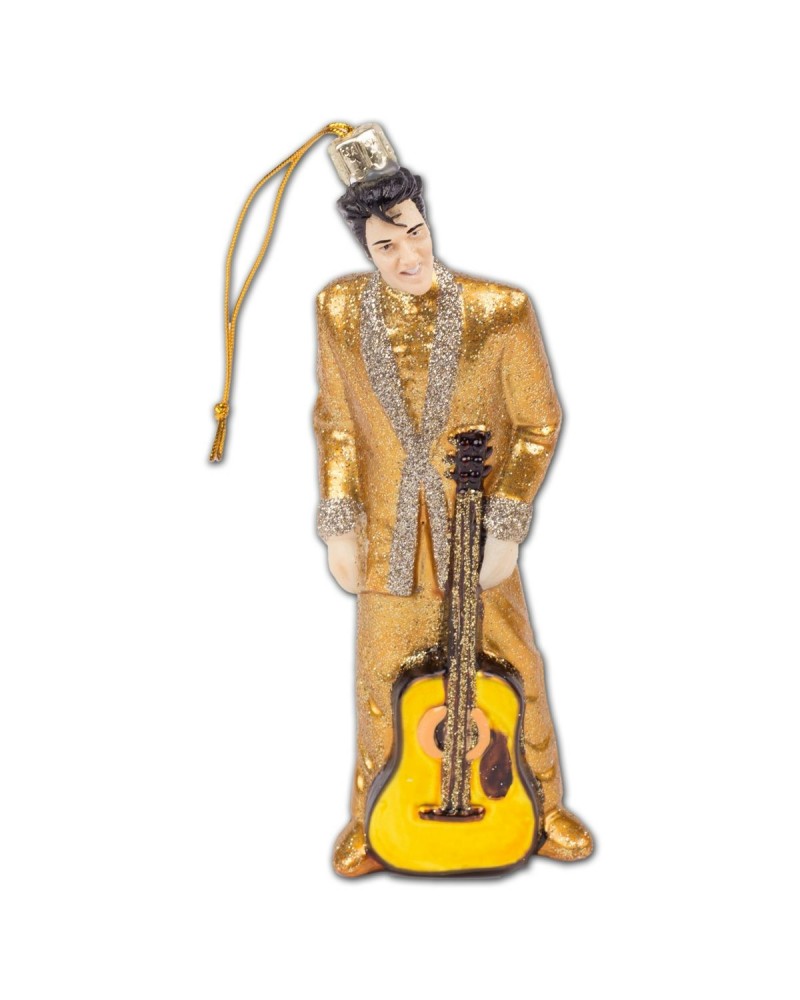 Elvis Presley Gold Glass Suit Ornament $2.04 Decor