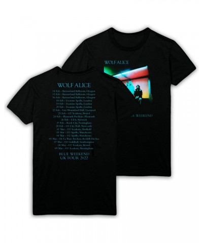 Wolf Alice BLUE WEEKEND TOUR T-SHIRT $12.74 Shirts