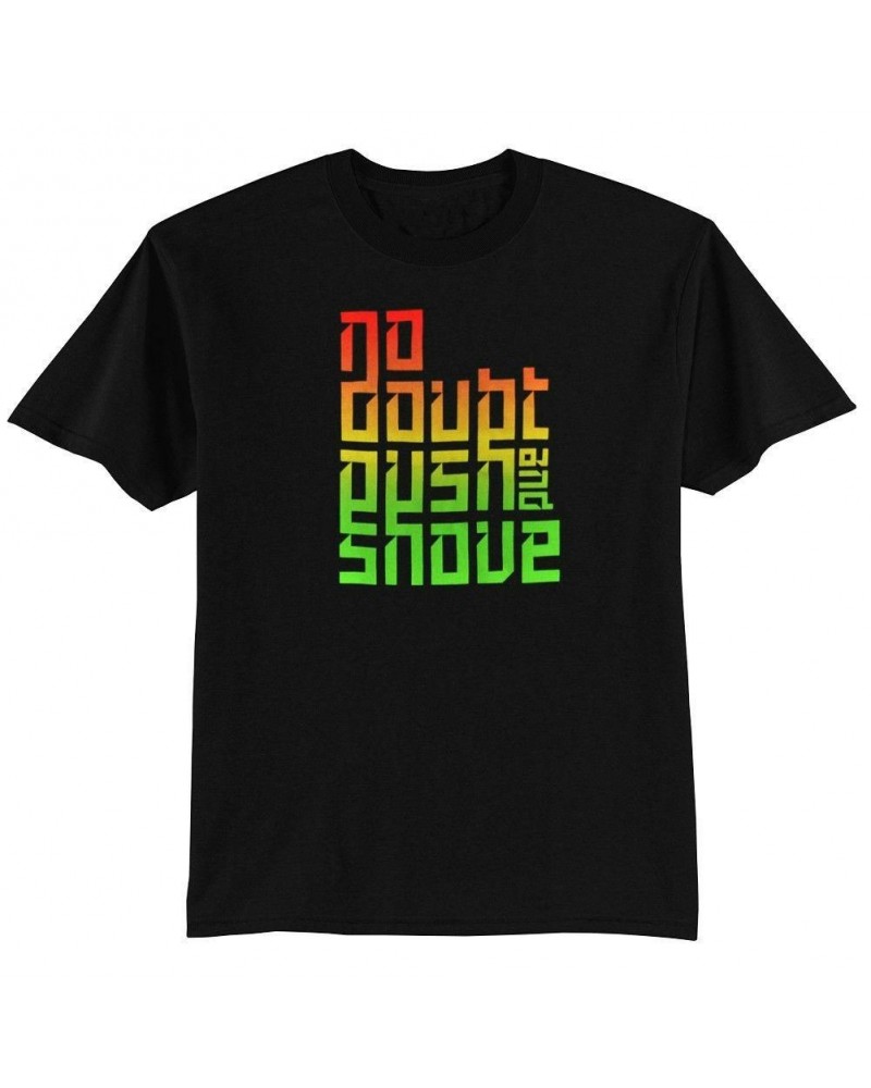 No Doubt Push and Shove Text Fade Men's Tee $7.38 Shirts