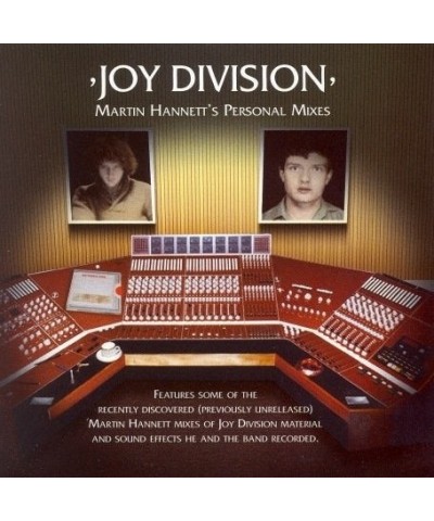 Joy Division Martin Hannett's Personal Mixes Vinyl Record $12.75 Vinyl