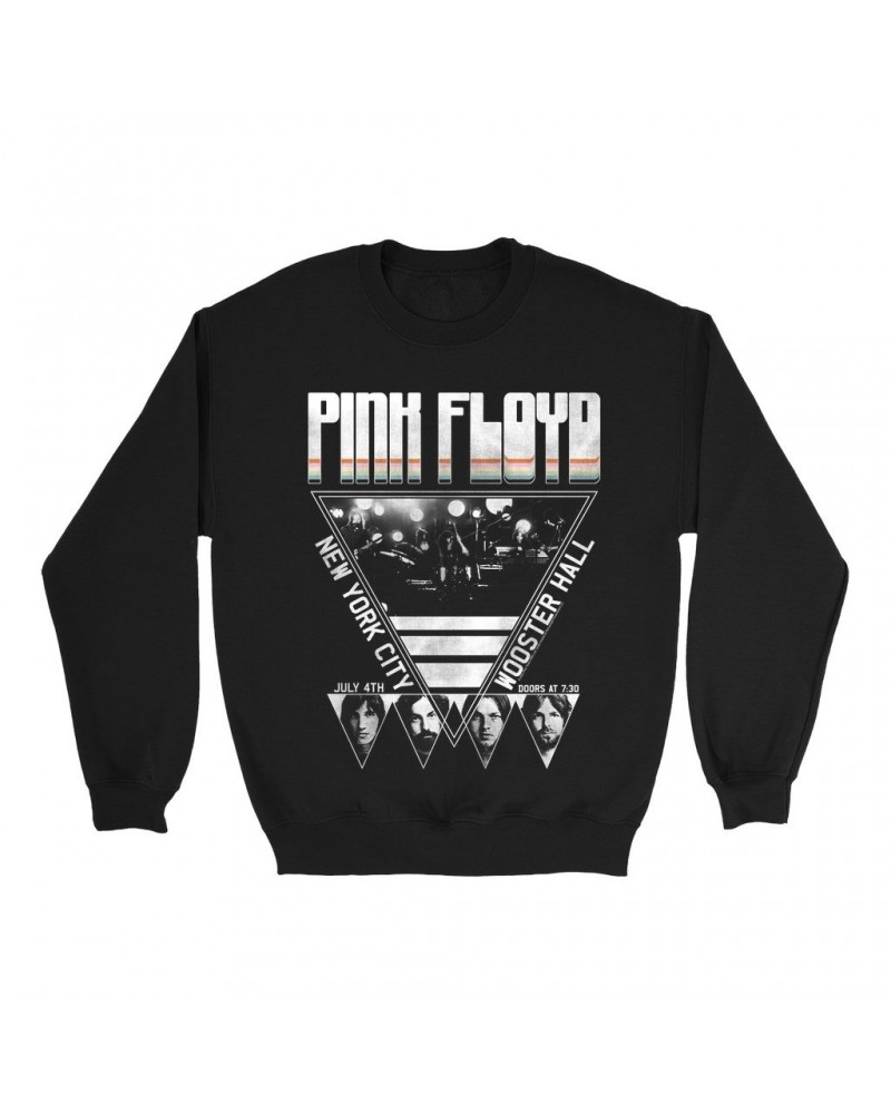 Pink Floyd Sweatshirt | NYC LIVE In Concert 4th Of July Distressed Sweatshirt $16.78 Sweatshirts