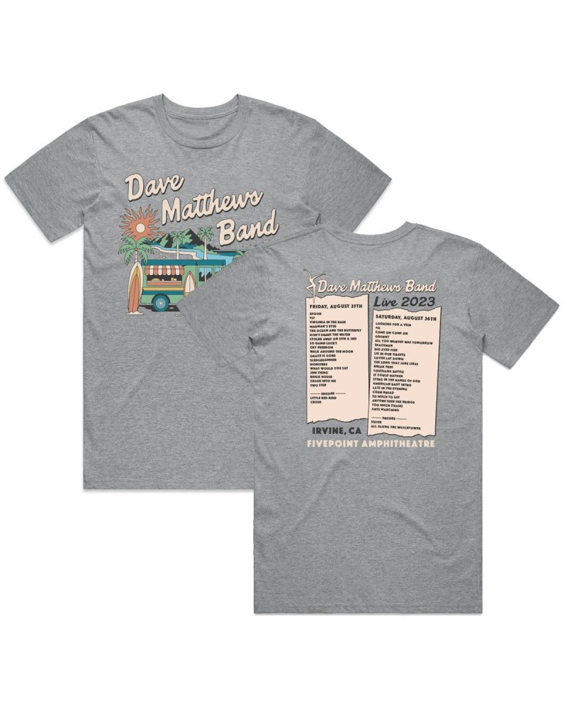 Dave Matthews Band Irvine 2023 Setlist Tee $13.30 Shirts