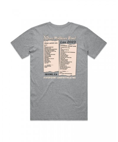 Dave Matthews Band Irvine 2023 Setlist Tee $13.30 Shirts