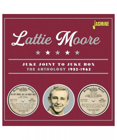 Lattie Moore JUKE JOINT TO JUKE BOX: THE ANTHOLOGY 1952-1962 CD $6.99 CD