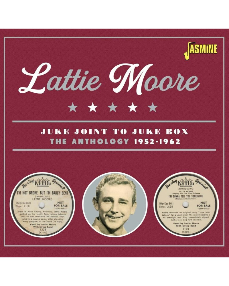 Lattie Moore JUKE JOINT TO JUKE BOX: THE ANTHOLOGY 1952-1962 CD $6.99 CD