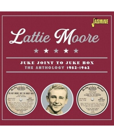 Lattie Moore JUKE JOINT TO JUKE BOX: THE ANTHOLOGY 1952-1962 CD $6.99 CD