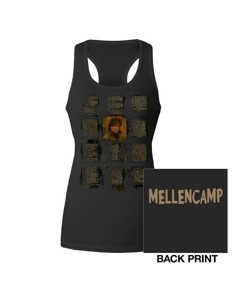 John Mellencamp Women's Racerback Songs Tank $10.98 Shirts